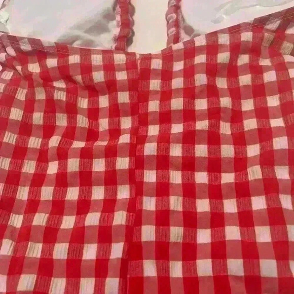 Wild Fable Keyhole Cross Front Halter One Piece Swimsuit NWT Size XXS - Picture 7 of 8